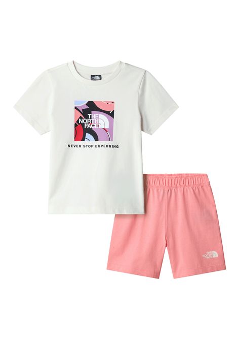 Set The North Face Box Play Regular Bianco Rosa Corallo Bambini THE NORTH FACE | Set | NF0A8G1H-N9W